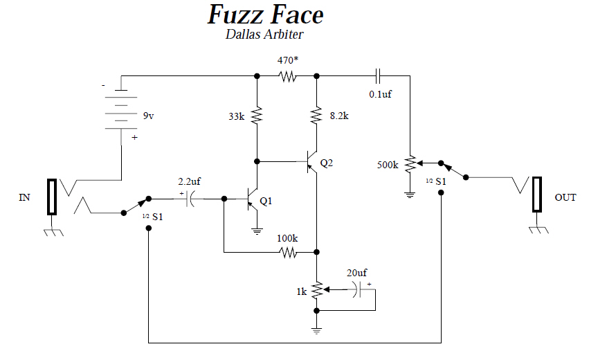 esquema FuzzFace